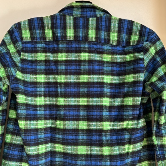 The Vermont Flannel Company Flannel in Blue and Green - Picture 6 of 7